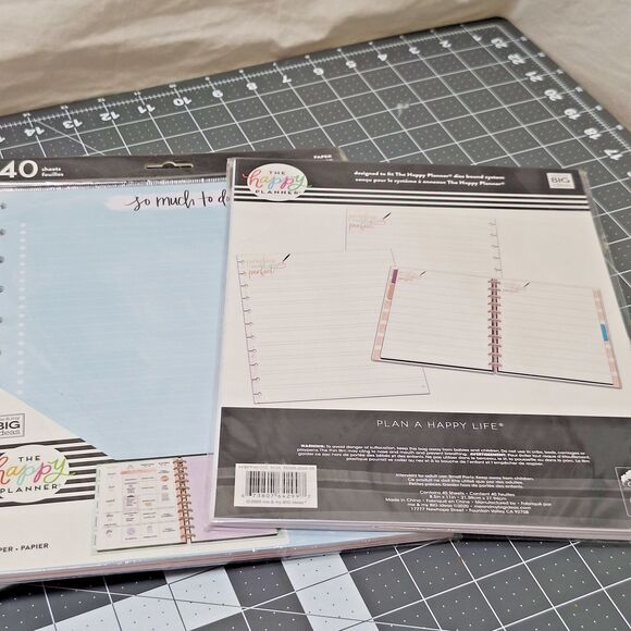 Me and My Big Ideas Lot of 5 The Happy Planner Replacement Refills - Picture 4 of 16